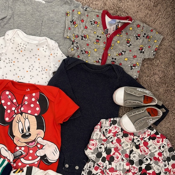 GENTLY USED BABY CLOTHES - DISNEY, CARTERS, THE CHILDRENS PLACE, TARGET, WALMART - Picture 4 of 8